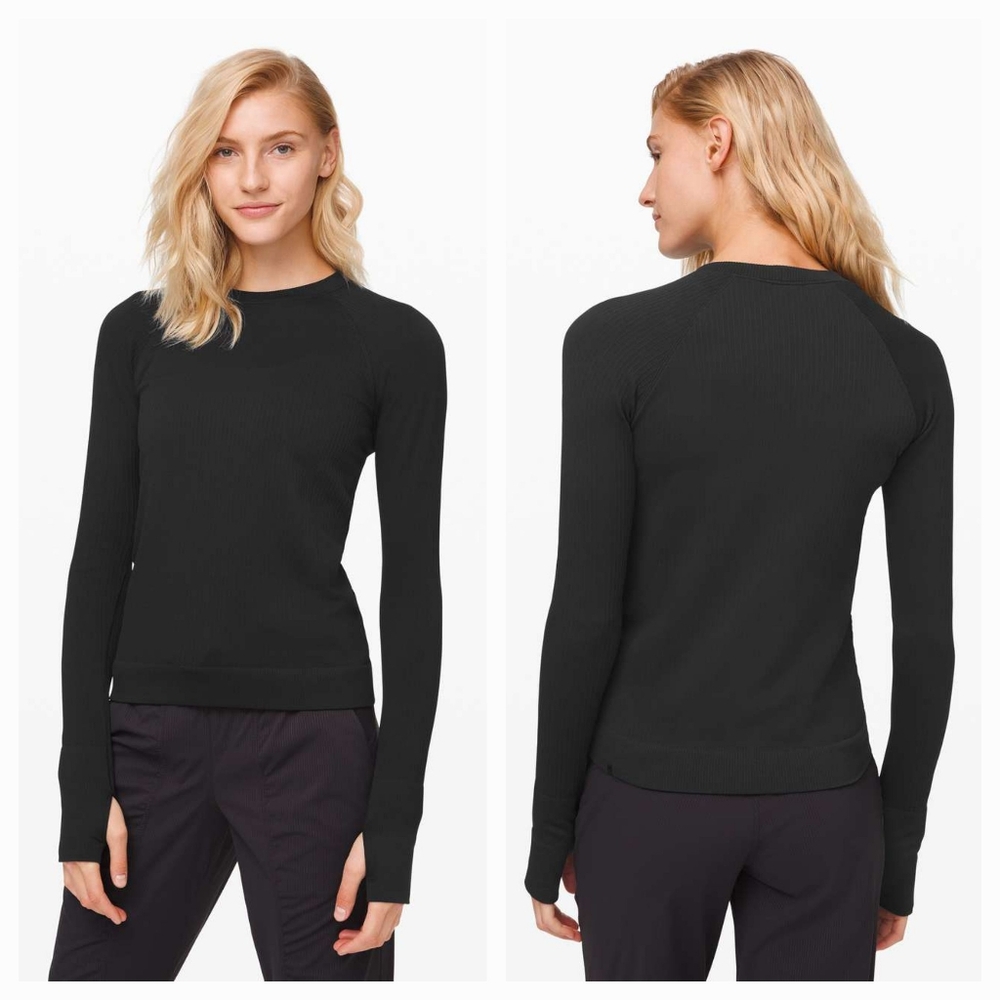 Lululemon Rest Less Pullover Black Size 4